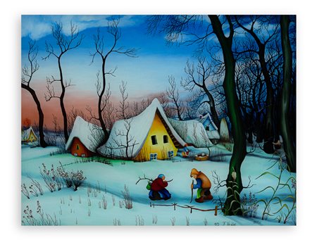 FRANJO VUJCEC (1939) - Zima, 1973