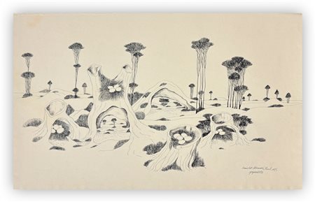 TOMISLAV PETRANOVIC (RVAT) (1934) - Senza Titolo (Paesaggio)