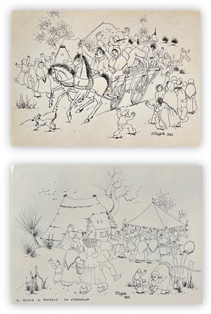 PERO TOPLJAK (1948) - Lotto unico di 2 opere: