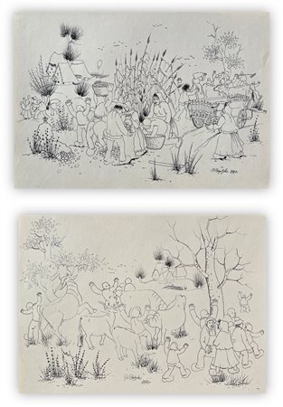 PERO TOPLJAK (1948) - Lotto unico di 2 opere: