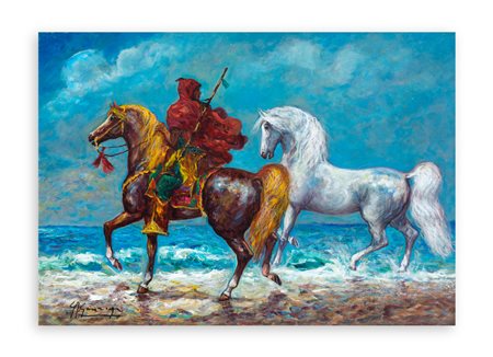 GIOVANI FRANCESCO GONZAGA (1921-2007) - Il cavallo del berbero