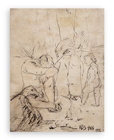 RENATO BIROLLI (1905-1959) - Con la morte negli occhi, 1944