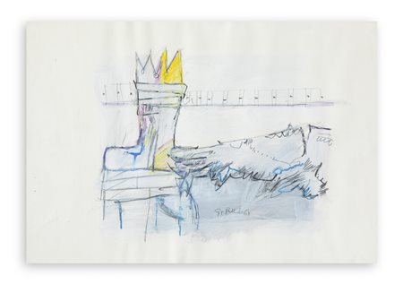 GIORGIO BELLANDI (1930-1976) - Senza Titolo, 1968