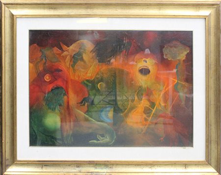 PIERO COLOMBANI, "Gli uccelli", anni 70