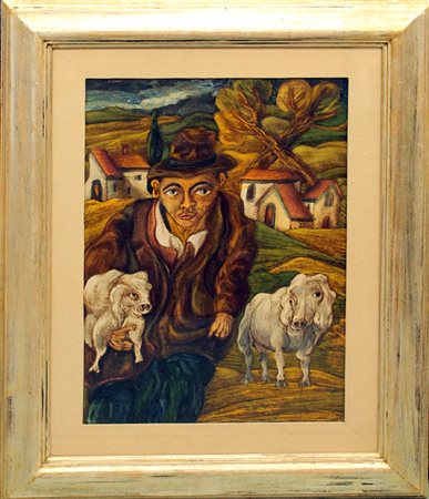 GIUSEPPE SERAFINI, "Il pastore", anni 70