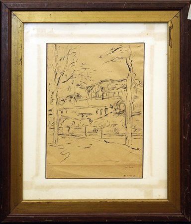 ORFEO TAMBURI, "Paesaggio" 1944