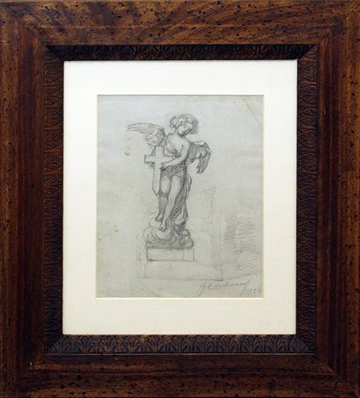 MONTRUCCOLI GINO, "Angelo con la croce" anno1924