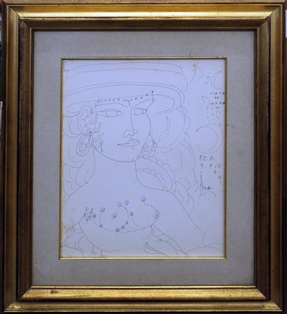 TONO ZANCANARO, anni 70', "Donna"