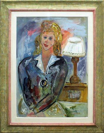 BARBERI ANTONIO anni 70' "Ragazza"