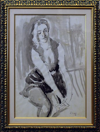 RENZO LUPO "Ritratto di donna" anno 1986