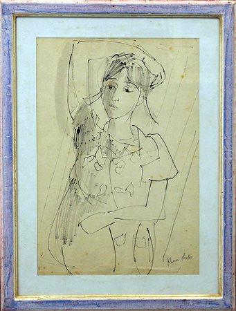 RENZO LUPO "Figura femminile" anno 1986