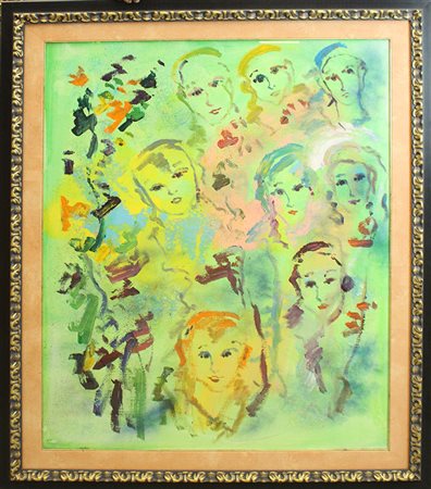 ERNESTO TRECCANI " Figure" anni 70'