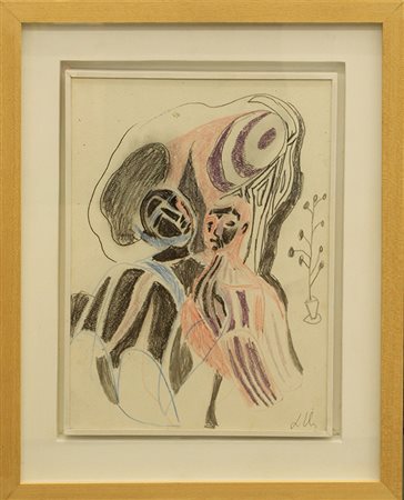 SANDRO CHIA anni 90' "Figure"