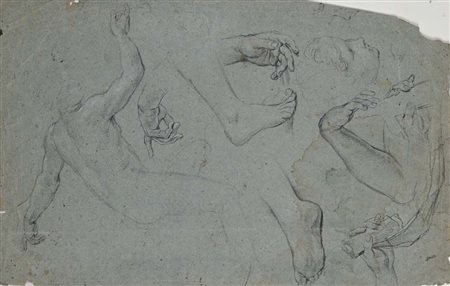 Carlo Maratti (bottega di) (Camerano 1625 - Roma 1713) Studio di piedi e...