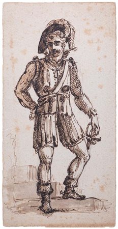 Giuseppe Bernardino Bison (Palmanova 1762 - MIlano 1844) Studio di soldato...