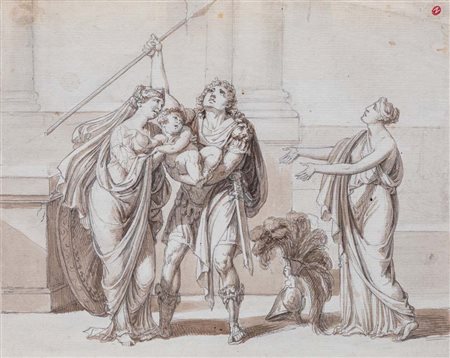 William Hamilton (Londra 1751 - Londra 1801) Ettore e Andromaca China e...