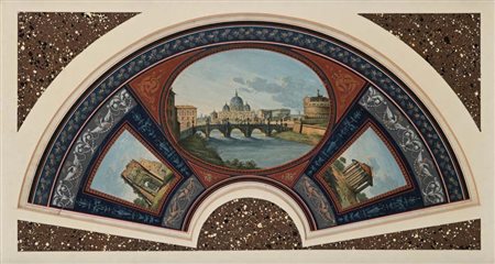 Tommaso Bigatti (attivo a Roma tra il XVIII e il XIX secolo) Veduta di San...