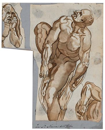 Scuola francese del XIX secolo () Studi dagli affreschi di Santa Maria...