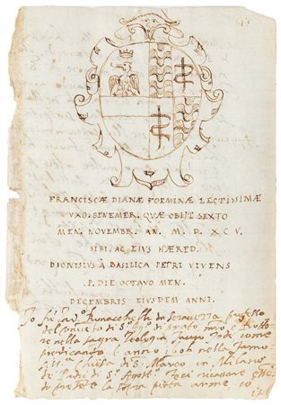 Scudo di Francesca Diana china su carta mm 276x189