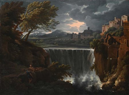 Jan Frans van Bloemen, detto l'Orizzonte (Anversa 1662 - Roma 1749) Veduta...
