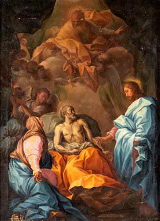 Giuseppe Nicola Nasini (Castel del Piano 1657 - Siena 1736) Transito di San...