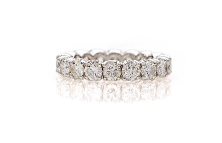 Riviera eternelle in oro e brillanti Oro bianco 750/000. Diamanti in taglio...