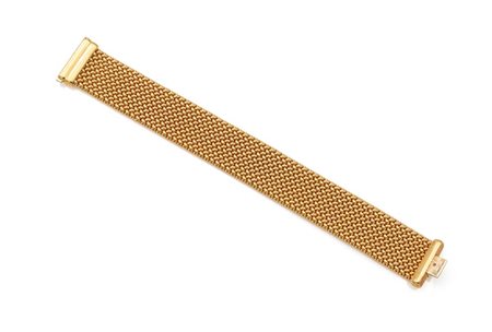 Bracciale in oro a maglia Milano Oro giallo 750/000. Peso complessivo gr....