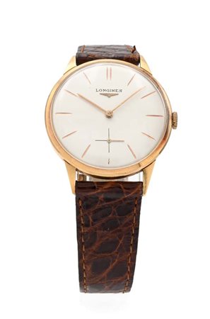 Longines in oro Oro giallo 750/000. Cassa nazionale n° 1063201, fondello a...