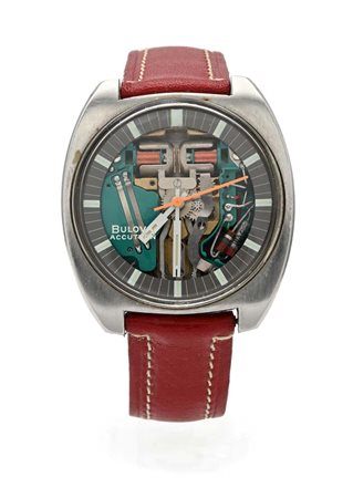 Bulova Accutron Anniversario 1975 in acciaio Acciaio. Cassa firmata n°...