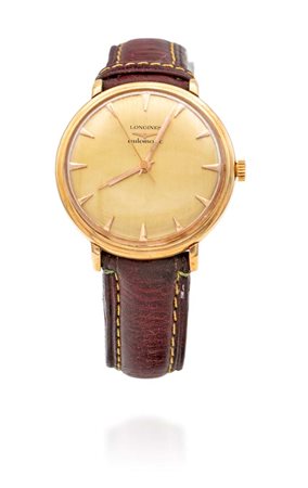 Longines da polso in oro Oro giallo 750/000. Cassa n° 7005- 8, fondello a...