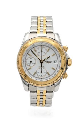 Longines cronografo automatico in acciaio e oro Acciaio e oro. Ref. L...