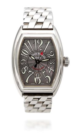 Frank Muller Conquistador in acciaio Acciaio. Ref. 8005L. Cassa n° 3766,...