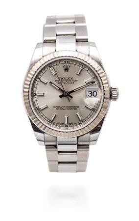 Rolex oyster perpetual Datejust in acciaio Acciaio. Cassa n° 68D4e318,...
