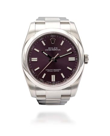 Rolex Oyster Perpetual 36 in acciaio Acciaio. Ref. 116000, cassa n° 874871Y6,...
