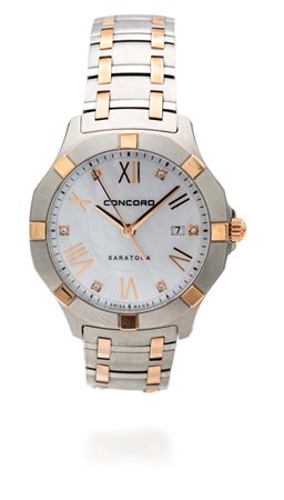 Concord Saratoga in acciaio e oro acciaio e doro. Ref. n° 02.3.15.1061, cassa...