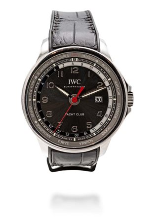 IWC Yacht Club Portugieser Worldtimer in acciaio. Acciaio. Ref. n° IW326602,...