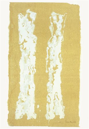 Leoncillo (Spoleto (Pg), 1915 - Roma, 1968) Le due mutilazioni, 1962 Collage,...