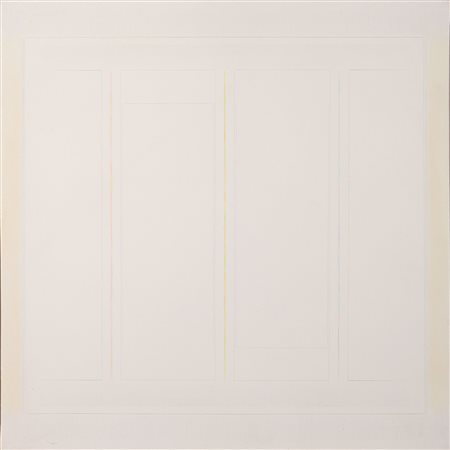 Riccardo Guarneri (Firenze, 1933) 3 linee-colore + 4 rettangoli, 1971 Tecnica...