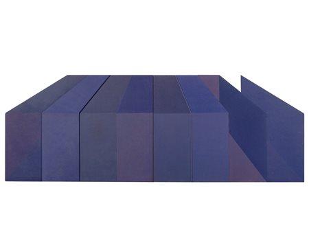 Rodolfo Aricò (Milano, 1930 - 2002) Prospettiva generale, 1972 Acrilico su...