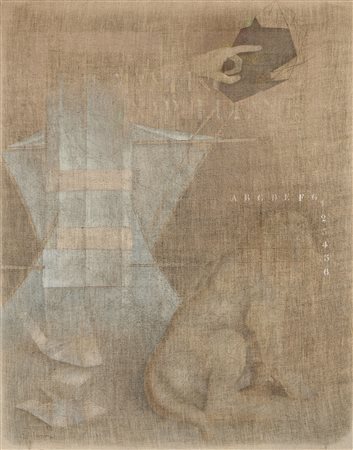 Carlo Guarienti (Treviso, 1923 - Roma, 2023) Mastino napoletano, (1983)...