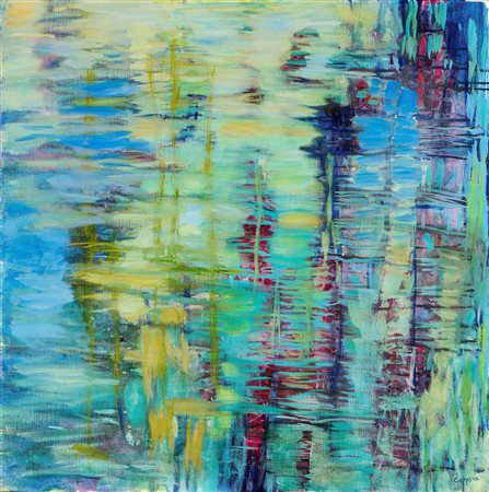 Antonio Corpora (Tunisi, 1909 - Roma, 2004) Venezia la mattina, 1988 Olio su...