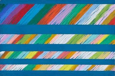 Piero Dorazio (Roma, 1927 - Perugia, 2005) Distanze IV, 1998 Olio su tela, cm...