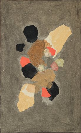 Giulio Turcato (Mantova, 1912 - Roma, 1995) Collage, 1970 Olio, collage e...