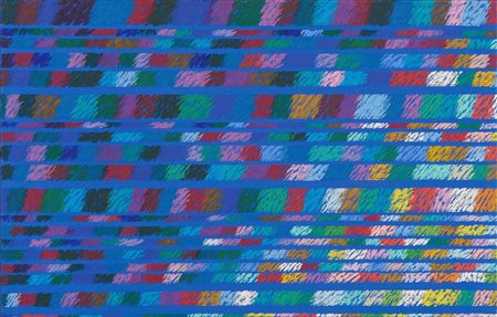 Piero Dorazio (Roma, 1927 - Perugia, 2005) Nottata, 1980 Olio su tela, cm...