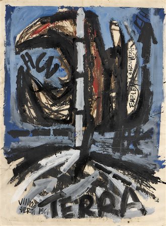 Vinicio Berti (Firenze, 1921 - 1991) Avventuroso astrale H3, 1961 Acrilico su...