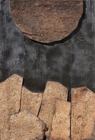 Roberto Crippa (Milano, 1921 - Bresso (Mi), 1972) Senza titolo, 1961 Collage...