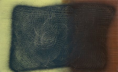Hans Hartung (Lipsia, 1904 - Antibes, 1989) T1963-H30, 1963 Vinilico e...