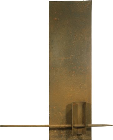 Ettore Colla (Parma, 1896 - Roma, 1968) Senza titolo Assemblaggio murale di...