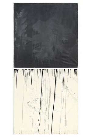 Franco Angeli (Roma, 1935 - 1988) Of America, 1971 Tecnica mista su tela con...