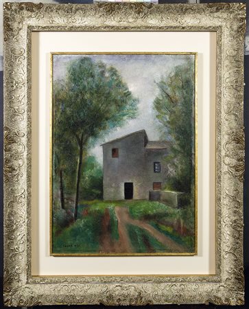 Carlo Carrà Quargnento 1881 – Milano / Mailand 1966 Sentiero di campagna,...